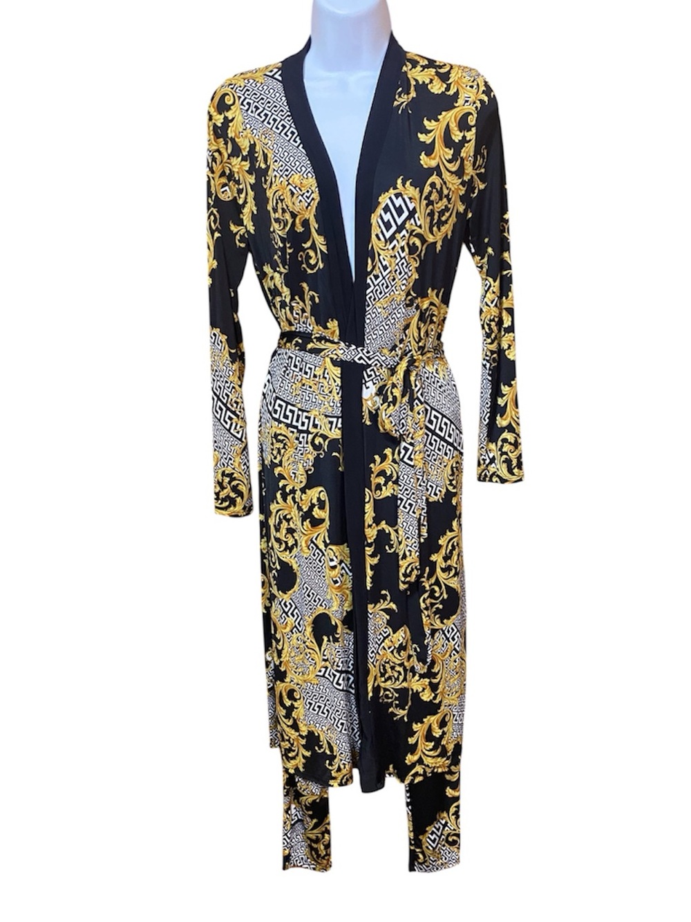 NWT Semati Boutique Baroque 2-Piece Duster and Pant Set